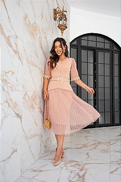 Vestido Midi - Marcella Vestuario