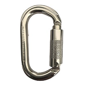 Mosquetão de Alumínio Oval 22 KN BIG-S-2345AS Bigcompra - Aventura