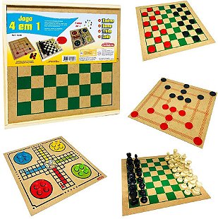 Jogo de Tabuleiro de Madeira - Go - Ioiô de Pano Brinquedos Educativos