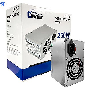 Fonte De Alimentação Atx Led Silenciosa Pc Preta 115v/230v Kp-535 600w Luuk  Young - LUUK YOUNG Comércio Eletrônico