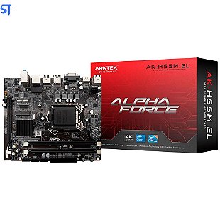 Placa Mãe Moczi HM55 Micro Atx Socket 1156 DDR3 Lan 10/100 AMI