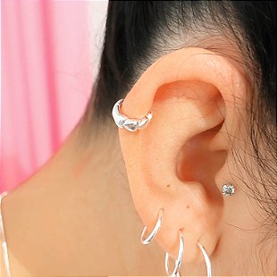 Piercing umbigo gota prata 925 - Lopratas