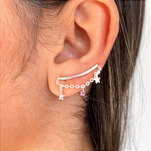 Piercing umbigo gota prata 925 - Lopratas