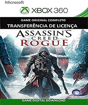 Jogos Xbox 360 transferência de Licença Mídia Digital - ASSASSINS CREED 4  BLACK FLAG DUBLADO