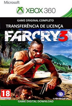 Jogos Xbox 360 transferência de Licença Mídia Digital - FARCRY 4