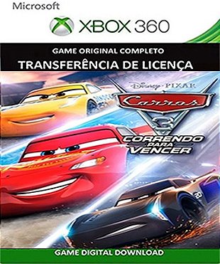 Carros 3 Correndo Para Vencer Xbox 360 Pronta Entrega