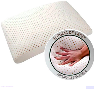 Almohada Kacyumara Látex Touch Latex Touch 18cm tradicional 70 cm x 18 cm  marfil