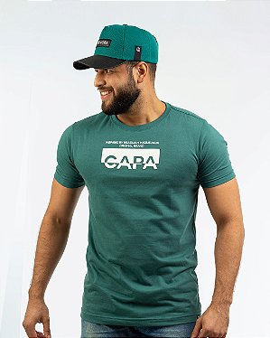 Camiseta verde capa loka quadriculado - Capa Loka