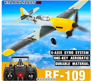 2.4G 2 canal RC avião controle remoto avião lutador para iniciantes