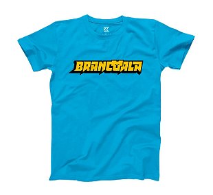 Camiseta Do r Brancoala Infantil e Juvenil Unissex mangas