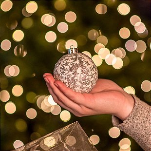 Bola Natalina Green Snow - Kukos  Relógios Cuco, Decoração Natal e Páscoa