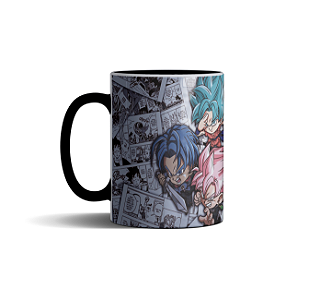 Caneca Xícara Dragon Ball Z Goku E Personagens Do Desenho