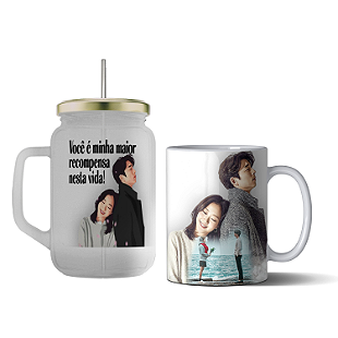 Caneca Personalizada da Série Sorriso Real Dorama Netflix