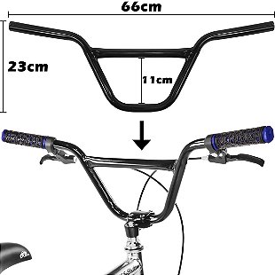 Guidão Bike Mtb Backsweep 2 Graus Reto 31.8x720mm Alumínio