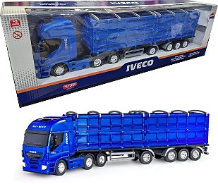 Caminhao Graneleiro Iveco hi-way Laranja Usual Brinquedos 582