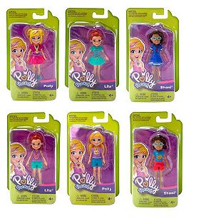 Polly Pocket Conjunto Festa de Patinação HDW51 - Mattel GBF85 - Os