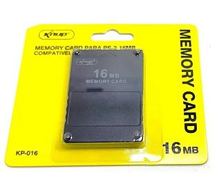 Memory Card Choki Para PS2 16 MB Memória Real - Cartão de Memória