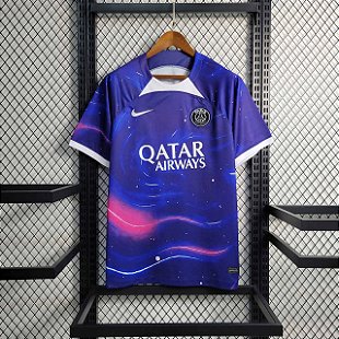 Camisa do PSG treino roxa 2023 - Shop Futebol