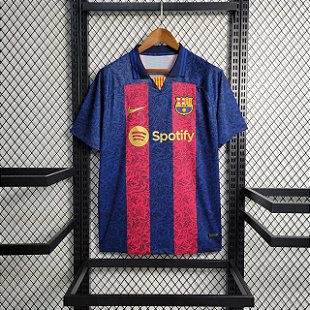 Camisa do Barcelona clássica preta 2023