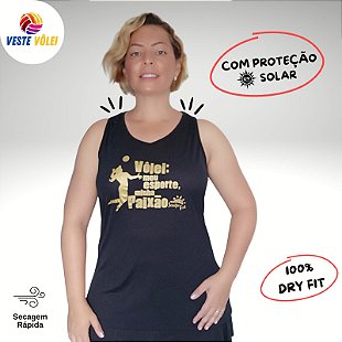 Camiseta Feminina Cor Preta - Modelo Vôlei Meu Esporte Minha Paixão - Veste  Vôlei - Loja especializada em artigos para o Voleibol, esporte e lazer.