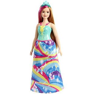 Boneca Barbie Sereia Luzes e Arco- íris Dreamtopia - Mattel