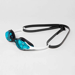 Arena Oculos Cobra Core Mirror Lente Espelhada Azul, Branco