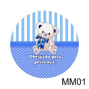 ADESIVO CH DE BEB URSO LISTRAS 2 MIRANDINHA STORE