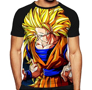 camiseta dragon ball super z personagens ,frente estampada.