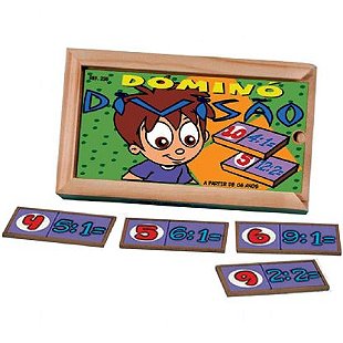 Jogo Educativo Didático Infantil Dominó Divisão das Sílabas