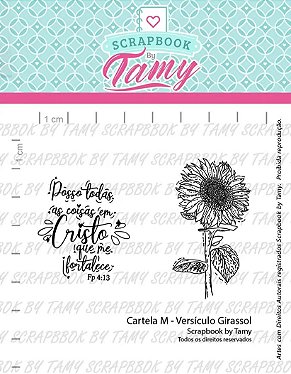 Mini Álbum Personalizado (10x10cm) - Girassol de Papel