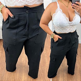 Calça Jeans B48 Capri Aurora Plus Size - Belissima 48 - Belissima48