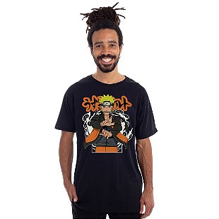Camiseta Unissex Naruto Akatsuki Nuvens (Tam G) (Novo) - Arena