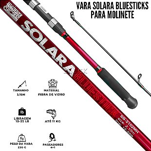 Vara Para Molinete Marine Sports Solara Redstick e Bluestick (2,70m)  12-25lb 2p