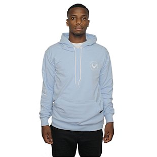 baby blue nicce moletom com capuz