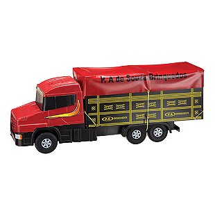 Caminhão De Brinquedo Grande Bi Trem Lona De Plástico - GL3 SHOP -  BRINQUEDOS