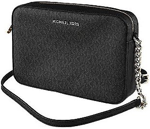 michael kors silver cross body bolsa