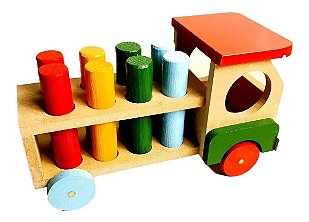 Brinquedo de Madeira - Caminhão com Caçamba - Woodtoys - Ioiô de Pano  Brinquedos Educativos
