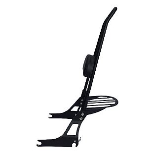 Protetor De Motor Crash Bar Fat Bob 2018 Em Diante Preto - V2 Custom