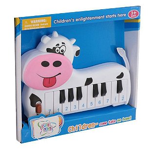 Pianinho Teclado Musical Brinquedo Infantil - Pica Pau - Roxo