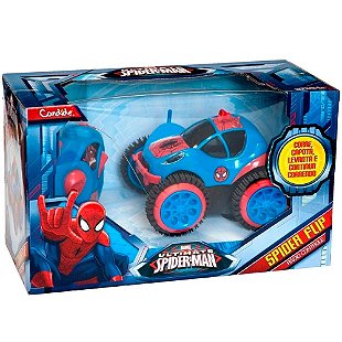 Carro de Controle Remoto Web Runner Homem Aranha - Candide