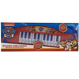 TECLADO ELETRONICO INFANTIL PIANO UNICORNIO COM SOM E LUZ