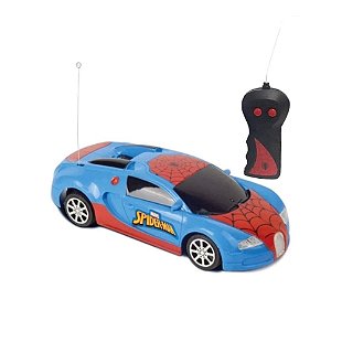 Carrinho de Controle Remoto Homem Aranha Web Crasher