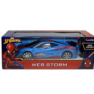 Carrinho De Controle Remoto - Overdrive - Disney - Marvel - Spider-Man -  Candide