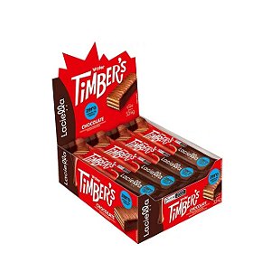 Timber's Wafer Chocolate Dark 70% Cacau Display 324g Laciella