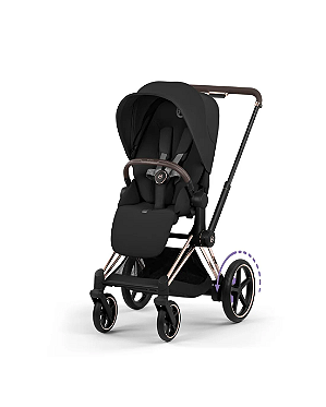 Cybex Melio Carrinho Compacto Carbono 0 a 25 kg Preto - JH Baby