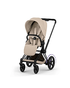 Cybex Melio Carrinho Compacto Carbono 0 a 25 kg Preto - JH Baby