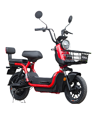 Triciclo elétrico Aima Mike 3 lugares bateria de chumbo 650W Bosch