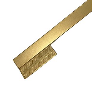 PUXADOR P/ PORTA MINIMALIST DUPLO 1000MM DOURADO - ZEN - Dispel