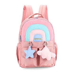 Lancheira Térmica Infantil Escolar Costas Up4you Unicórnio Pink