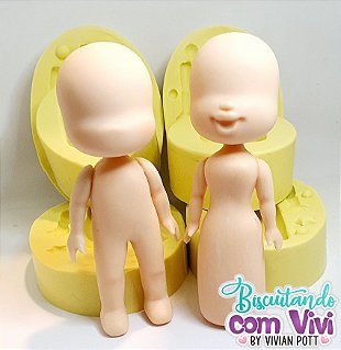 Fofinhos do Gabi - M : Moldes de Silicone : Simone Moldes